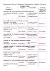 Calendario settimanale Parrocchie dal 3 al 10 ottobre 2010